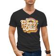 Retro Groovy Dad Family Birthday 60s 70s Hippie Costume Men's V-Neck T-Shirt