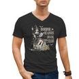 Retro Scary Horror Readers Book Club Spooky Halloween Men's V-Neck T-Shirt Retro Scary Horror Readers Book Club Spooky Halloween Men's V-Neck T-Shirt