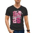 Retro Senior 2026 Coquette Bow Graduation Class Of 2026 Men's V-Neck T-Shirt