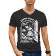 Retro Trendy Bookish Book Lover Reading Quotes Leaving Reality Entering Fiction -Adults Small Short Sleeve T-Shirt Men's V-Neck T-Shirt