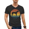 Rhodesian Ridgeback Vintage Retro Dog Mom Dad Men's V-Neck T-Shirt