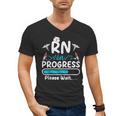 RN In Progress Loading Future Nurse Graduation Lover Men's V-Neck T-Shirt