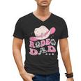 Rodeo Dad Pink Cowgirl 1St Birthday Family Matching Men's V-Neck T-Shirt Rodeo Dad Pink Cowgirl 1St Birthday Family Matching Men's V-Neck T-Shirt