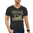 Romantasy Reader Book Reading Probably Reading About Dragons Men's V-Neck T-Shirt Romantasy Reader Book Reading Probably Reading About Dragons Men's V-Neck T-Shirt