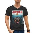 Rottie Rottweiler Jowls Burger Giant Tank Dog Mom Dad Men's V-Neck T-Shirt