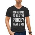 Sarcastic Budget Shopper Introvert Shopping Humor Men's V-Neck T-Shirt