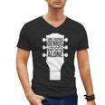 Sarcastic Jokes Genius Songwriters Are Introvert Guitarist Men's V-Neck T-Shirt