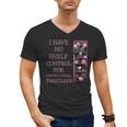 Saying Psychological Thriller Book Reader Lover Men's V-Neck T-Shirt