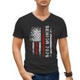 Senior 2026 American Flag Shirt USA Graduation Class Of 2026 Men's V-Neck T-Shirt