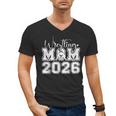 Senior 2026 Wrestling Mom Proud Senior 2026 Mom Graduation Men's V-Neck T-Shirt