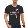 Senior Cheerleader Cheer Class Of 2025 Graduation Graduate Men's V-Neck T-Shirt
