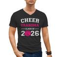 Senior Cheerleader Grandma Cheer Class Of 2026 Graduation Men's V-Neck T-Shirt
