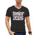 Senior Class Of 2026 Graduation 2026 Coquette Pink Bow Cute Men's V-Neck T-Shirt