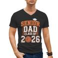 Senior Dad Class Of 2026 Graduate Basketball Graduation 2026 Men's V-Neck T-Shirt