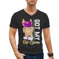 Senior Graduation TShirt 2019 Got My Diploma Llama Pun Shirt Men's V-Neck T-Shirt