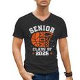 Senior Mom Class Of 2026 Basketball Graduation Men's V-Neck T-Shirt