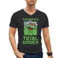Sesame Street Father's Day Total Grouch Dad Men's V-Neck T-Shirt