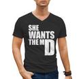 She Wants The MD Shirt Medical Graduation Doctor Men's V-Neck T-Shirt