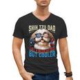 Shih Tzu Dad Like A Regular Dad But Cooler Dog Father's Day Men's V-Neck T-Shirt