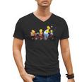 The Simpsons Father's Day Homer And Kids Bike Ride With Dad Men's V-Neck T-Shirt The Simpsons Father's Day Homer And Kids Bike Ride With Dad Men's V-Neck T-Shirt