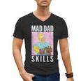 The Simpsons Father's Day Mad Dad Skills Homer Poster Men's V-Neck T-Shirt The Simpsons Father's Day Mad Dad Skills Homer Poster Men's V-Neck T-Shirt