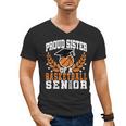 Sister Class Of 2025 Senior Basketball Graduation Family Men's V-Neck T-Shirt