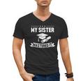 My Sister Mastered It Masters Degree Graduation MBA Men's V-Neck T-Shirt