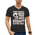 Skeleton Coffee Lover Introvert Men's V-Neck T-Shirt
