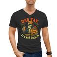 Skeleton Papa Halloween Dad Tax Making Sure Not Poison Men's V-Neck T-Shirt