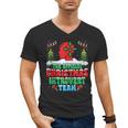 Snow Christmas Introvert Team Introverted Introvert Xmas Men's V-Neck T-Shirt Snow Christmas Introvert Team Introverted Introvert Xmas Men's V-Neck T-Shirt