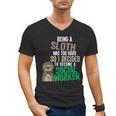 Social Work Student Masters Degree Graduation Men's V-Neck T-Shirt
