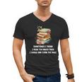 Sometimes I Think I Read Too Much For Books Lover Men's V-Neck T-Shirt
