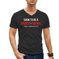 Soon To Be A Daddy Of Twins Expecting Father Men's V-Neck T-Shirt