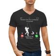 Sorry Missed Call Fisher Dad In Spanish Men's V-Neck T-Shirt