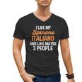 Spinone Italiano Dog Introvert Bracco Spinoso Fur Parent Men's V-Neck T-Shirt