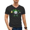 St Patricks Day Golf Golfing Irish Golfer Beer Humor Men Dad Men's V-Neck T-Shirt