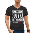 Straight Outta 1st Grade Class Of 2029 Shirt Graduation Men's V-Neck T-Shirt