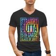 Straight Outta 5th Grade Class Of 2022 School Graduation Men's V-Neck T-Shirt