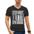 Straight Outta 5th Grade Shirt Graduation 2017 Men's V-Neck T-Shirt