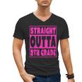 Straight Outta 8th Grade Graduation Eighth Grade T-Shirt Men's V-Neck T-Shirt