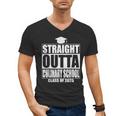 Straight Outta Culinary School Graduation Idea Class Of 2025 Men's V-Neck T-Shirt