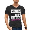 Straight Outta Fifth Grade Class Of 2018 Graduation Men's V-Neck T-Shirt