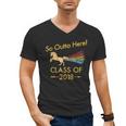 STRAIGHT OUTTA HIGH SCHOOL 2018 Grad Graduation Shirt Men's V-Neck T-Shirt