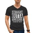 Straight Outta Homeschool Graduation Tee 2023 Men's V-Neck T-Shirt
