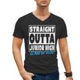 Straight Outta Junior High School Graduation Class Of 2022 Men's V-Neck T-Shirt