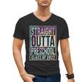 Straight Outta Preschool Class Of 2022 School Graduation Men's V-Neck T-Shirt