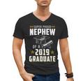 Super Proud Nephew Of A 2019 Graduate Shirt Graduation Men's V-Neck T-Shirt
