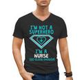 Superhero RN Nurse Shirt Graduation Men's V-Neck T-Shirt