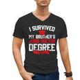 I Survived My Brother's Juris Doctor Degree Graduation Men's V-Neck T-Shirt