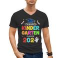 I Survived Kindergarten Graduation 2025 Graduate Boys Girls Men's V-Neck T-Shirt